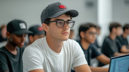 Tech company community outreach program engages students at local school learning event