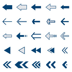 イラスト素材：いろいろ矢印イラストセット	

