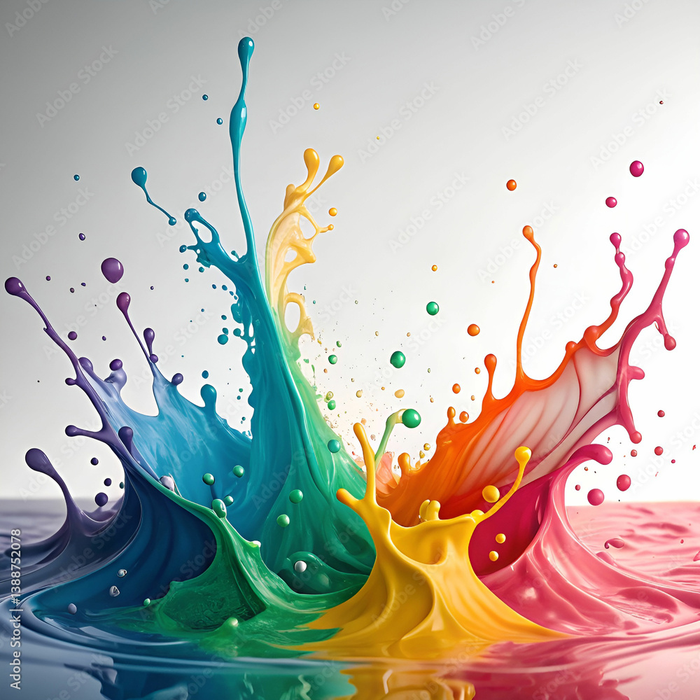 Aufkleber a creative, visually engaging background with vibrant colors and dynamic patterns that capture atten