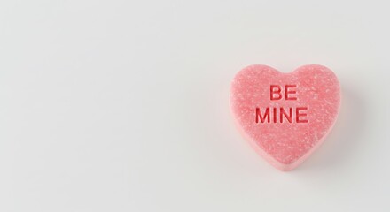 Fototapeta premium Pink Candy Heart: Sweet 