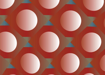 Gold circle interlaced pattern on purple background. Gold interlocking pattern on purple backdrop