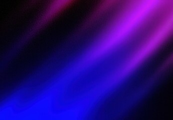 Dynamic Waves of Purple and Blue Light Flowing Gracefully Against a Dark Background
