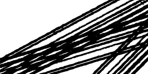 Black brush stroke set isolated on background. Paint brush stroke vector for ink paint, grunge design 