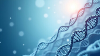 Elegant Functional Genomics Background: Subtle Patterns & Negative Space for Scientific Visuals in Professional Projects