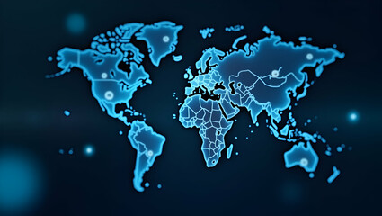 Obraz premium Modern Stock Visuals of Cross-Border Digital Currency Networks: Secure International Payments, Advanced Blockchain Applications & Global Fintech Connectivity in Economic Systems