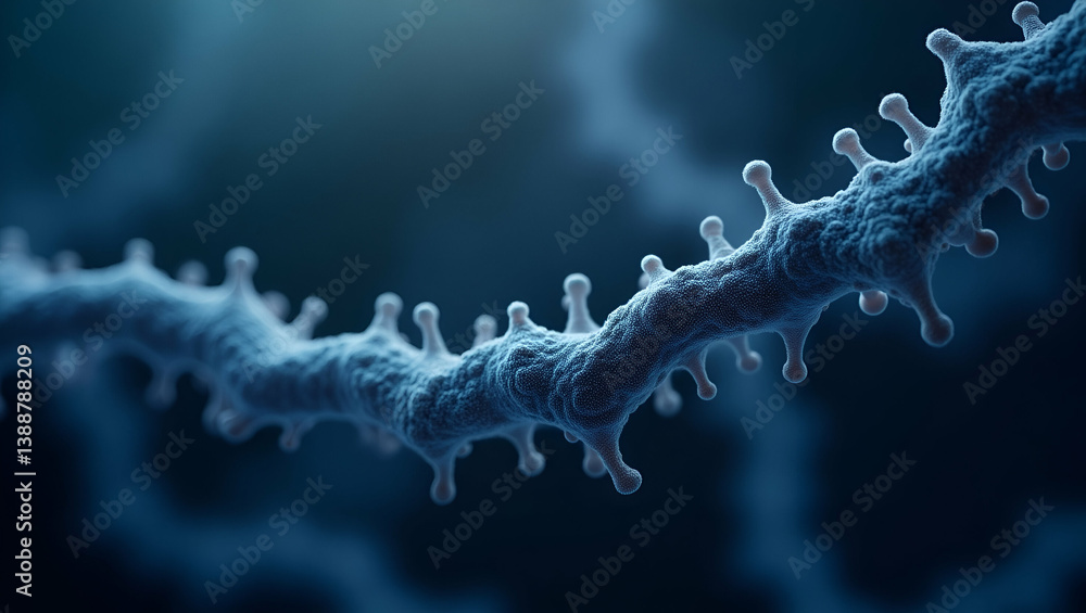 Aufkleber elegant functional genomics background: subtle patterns & negative space for scientific visuals | pe