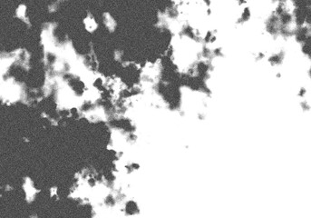 Abstract grunge black and white distressed texture background, Isolated on white background. PNG