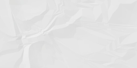 White crumple obsolete billboard rumple. wrinkle ripped creased white crumple aged closeup craft document grunge recycling paper background.	
