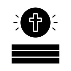 Fototapeta premium host glyph icon