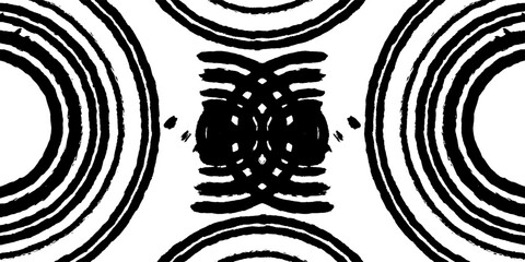 Black brush stroke set isolated on background. Paint brush stroke vector for ink paint, grunge design 