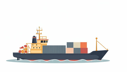 Flat Assess effects of trade conflicts on the shipping industry by analyzing container logistics rising operational costs strategic market shifts and evolving maritime regulations in global trade. in 