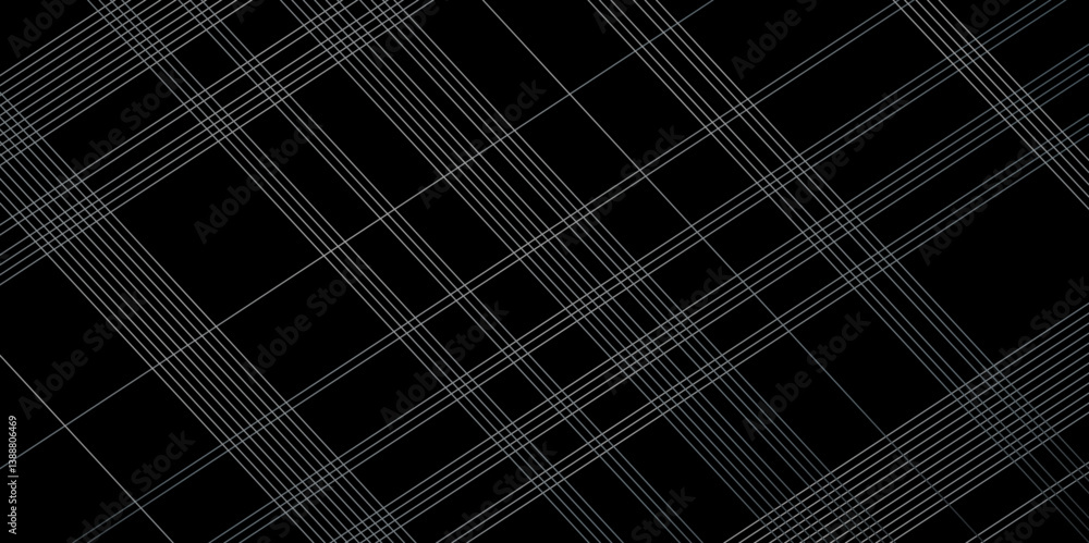 Poster vector gradient black line abstract pattern transparent monochrome striped texture, minimal backgrou