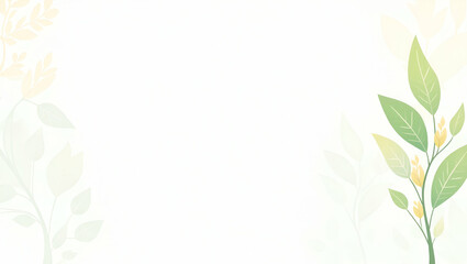 Flat Modern wallpaper background featuring abstract visual motifs inspired by plant genetics with generous empty space for text overlays ideal for showcasing advanced genomic selection and innovative 