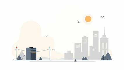 Minimalist Abstract Flat Refined Wallpaper Design for Energy Storage Innovation: Generous Space for Annotations in Advanced Battery Research & Modern Energy Management