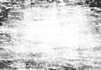 Abstract grunge black and white distressed texture background, Isolated on white background. PNG