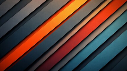 Obraz premium Abstract vibrant parallel bands background, modern design with texture