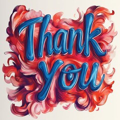 Naklejka premium Thank you for your support