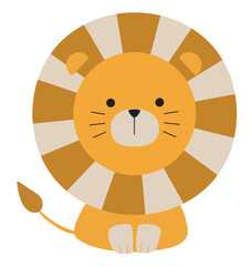 シンプルなライオン