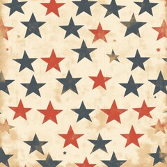 Decorative star patterns digital textile design graphic art textured background aesthetic view retro concept