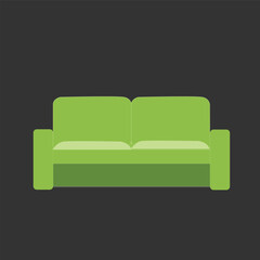 sofa isolated on white background