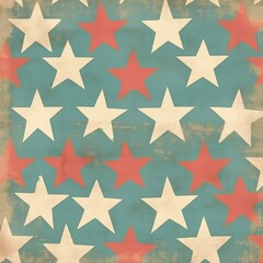 Celebration of stars in a vintage pattern graphic design colorful background artistic view creative concept