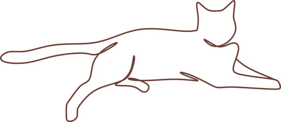 Cat Line Art
