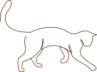 Cat Line Art