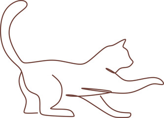 Cat Line Art