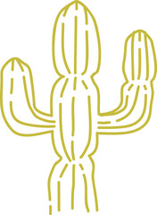 Hand Drawn Cactus