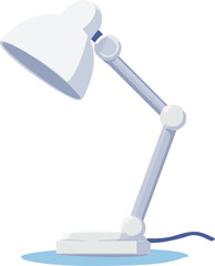 desk lamp isolated on white