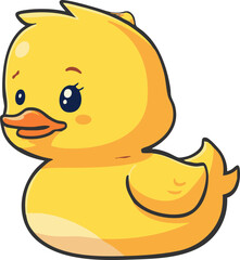 Cute duckling baby duck