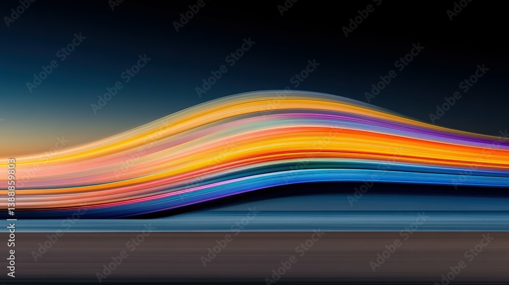 Poster abstract colorful swirl: vivid, dynamic swirl of colors creating an abstract, energetic, and modern 