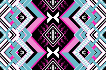 ethnic pattern seamless ,geometric ethnic pattern ,Tribal geometric seamless patterns, ethnic design, hipster backdrop, wallpaper Background, Design curtain, carpet ,fabric ,textile	