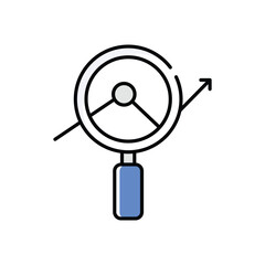 Analysis  Vector icon