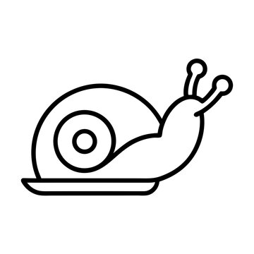 recommend clip art: Snail Outline Illustration Simple Vector Drawing Line Art Mollusk Shell Creature