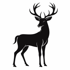 deer silhouette vector