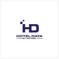 Obraz premium Modern HD Letter Logo Design Concept