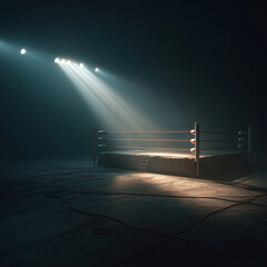 wrestling ring , box ring