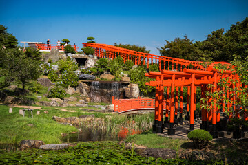 Takayama Inari Shrine in Ushigatacho, Tsugaru, Aomori, Japan