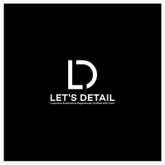 Modern Automotive Detailing Monogram Logo Design