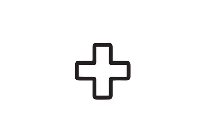 Fototapeta premium Hospital Icon Set | Healthcare and Medical Icons Including Building, Ambulance, Emergency Cross, Clinic, and Treatment Symbols for Web and App Design