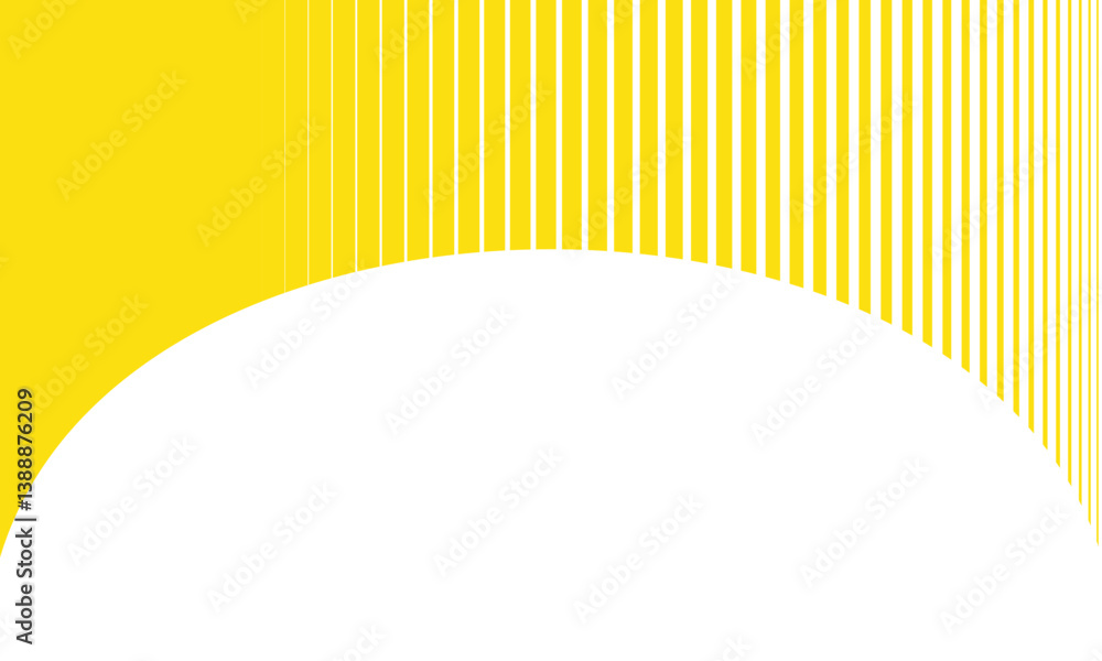 Aufkleber abstract transition from yellow arch line pattern.