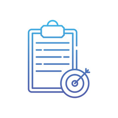 Objective  Vector icon