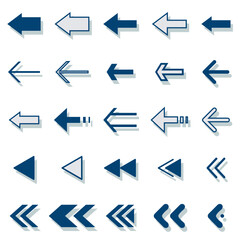 イラスト素材：いろいろ矢印イラストセット