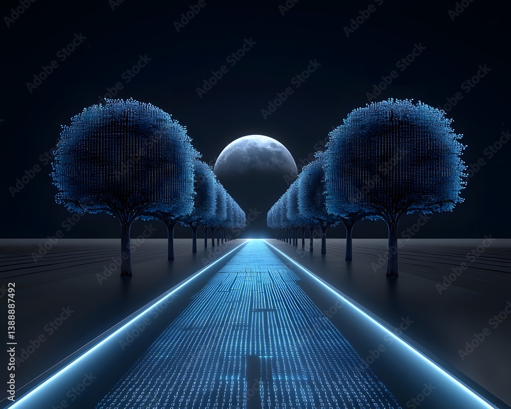 Poster abstract background with space