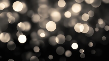 Abstract bokeh lights, night scene, festive background, digital graphic art, wallpaper