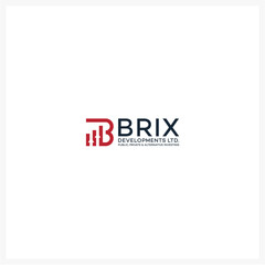 Bold Letter B Logo for Construction and Real Estate