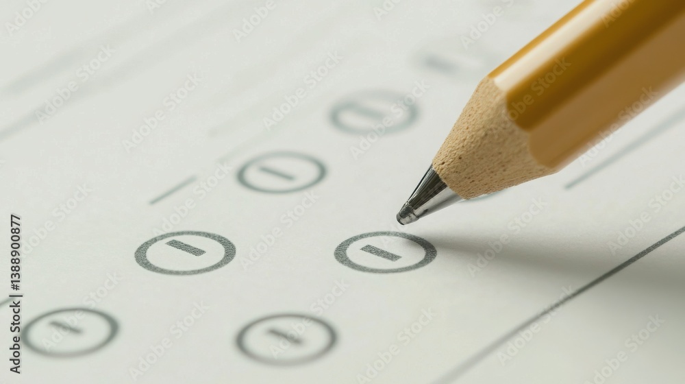 Poster interactive minimalist customer survey feedback form online document digital environment close-up ef