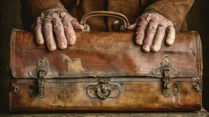 Pulling: Bringing an object toward you by using your hands, like pulling a suitcase or a door handle, to move it closer.
