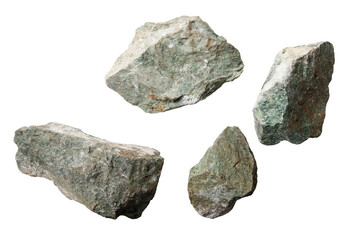 Jadeite stone isolated on white background